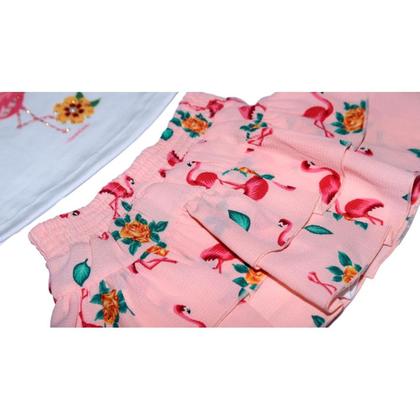 Imagem de Conjunto Saia Shorts Flamingo
