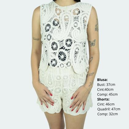 Imagem de Conjunto Saída de Praia Feminino Top e Short