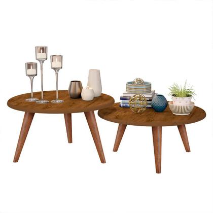 Imagem de Conjunto Sala 2 Mesas Centro Isis