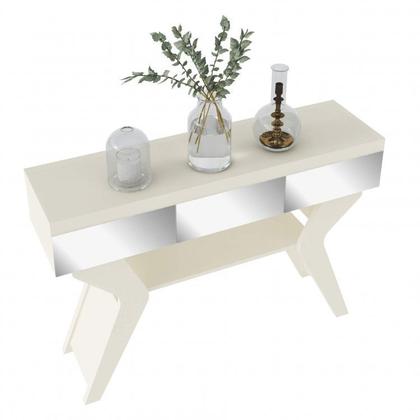 Imagem de Conjunto Sala de Estar Painel para Tv até 75 Pol com Mesa de Centro Dunas e Aparador com Espelho