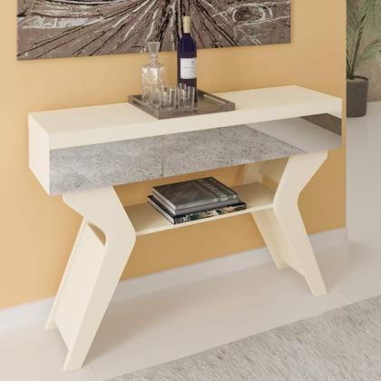 Imagem de Conjunto Sala de Estar Painel para Tv até 75 Pol com Mesa de Centro Dunas e Aparador com Espelho