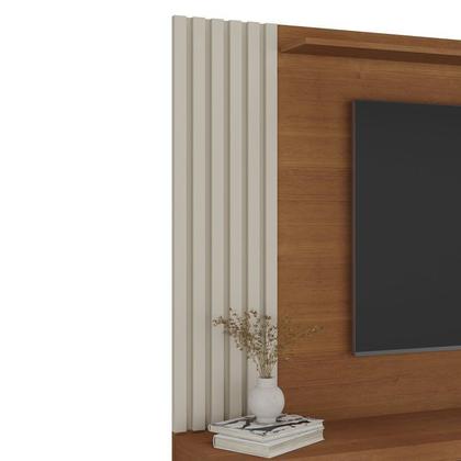 Imagem de Conjunto Sala de Estar Painel para Tv até 75 Pol com Mesa de Centro Dunas e Aparador com Espelho
