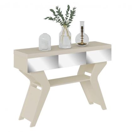 Imagem de Conjunto Sala de Estar Painel para Tv até 75 Pol com Mesa de Centro Dunas e Aparador com Espelho