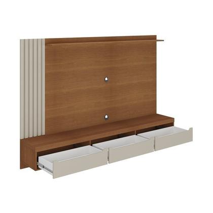Imagem de Conjunto Sala de Estar Painel para Tv até 75 Pol com Mesa de Centro Dunas e Aparador com Espelho