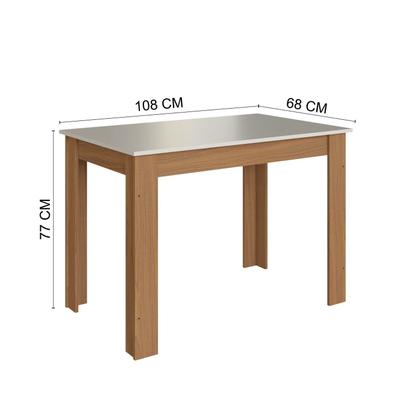 Imagem de Conjunto Sala de Jantar 1 Mesa 4 Cadeiras Versalhes