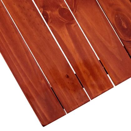 Conjunto Sala de Jantar 1 Mesa Tampo Madeira Maciça Quadrado 6 Cadeiras - Lanes Móveis Imagem de Conjunto Sala de Jantar 1 Mesa Tampo Madeira Maciça Quadrado 6 Cadeiras