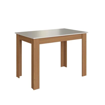 Imagem de Conjunto Sala de Jantar 1 Mesa Tampo MDP Retangular 4 Cadeiras Versalhes