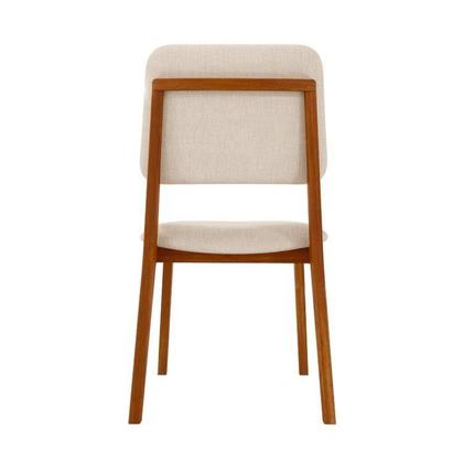 Imagem de Conjunto Sala de Jantar 1 Mesa Tangará 180cm 6 Cadeiras Estofadas Miriti CabeCasa MadeiraOriginals