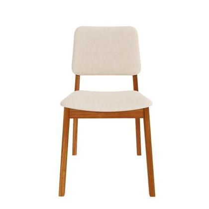 Imagem de Conjunto Sala de Jantar 1 Mesa Tangará 180cm 6 Cadeiras Estofadas Miriti CabeCasa MadeiraOriginals