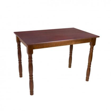 Imagem de Conjunto Sala de Jantar 4 Lugares com Mesa e Cadeiras em Madeira Maciça Dalas