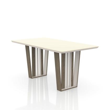 Imagem de Conjunto Sala De Jantar 4 Lugares Mesa Flórida E Cadeira Montana Tecido A40