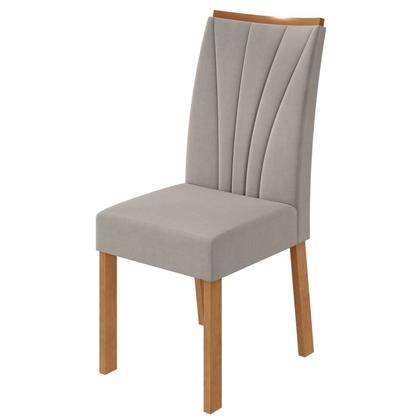 Imagem de Conjunto Sala de Jantar 4 Lugares Quadrada Tampo Vidro/MDF Mesa Celebrare com Cadeiras Apogeu