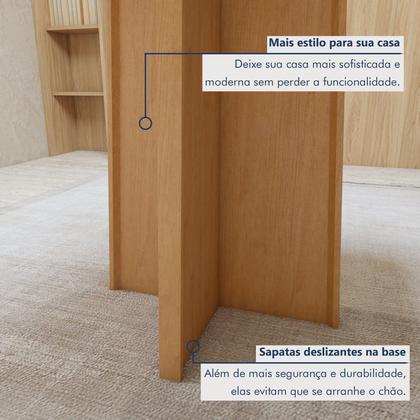 Imagem de Conjunto Sala de Jantar 4 Lugares Quadrado Tampo MDF Mesa Celebrare com Cadeiras Luar