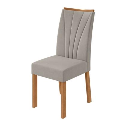 Imagem de Conjunto Sala de Jantar 4 Lugares Redonda Tampo MDF Mesa Celebrare com Cadeiras Apogeu