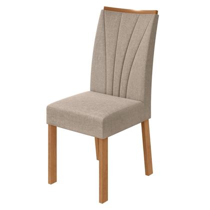 Imagem de Conjunto Sala de Jantar 4 Lugares Retangular Tampo MDF Mesa Celebrare com Cadeiras Apogeu