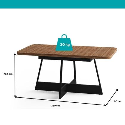 Conjunto Sala de Jantar 6 Cadeiras Charlotte Carraro Nogal com Preto Imagem de Conjunto Sala de Jantar 6 Cadeiras Charlotte Carraro Nogal com Preto