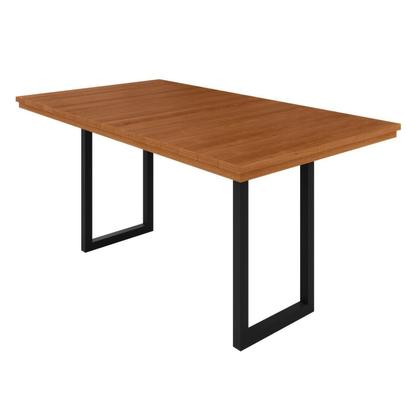 Imagem de Conjunto Sala de Jantar 6 Cadeiras Madeira Maciça Ripada Itália Preto