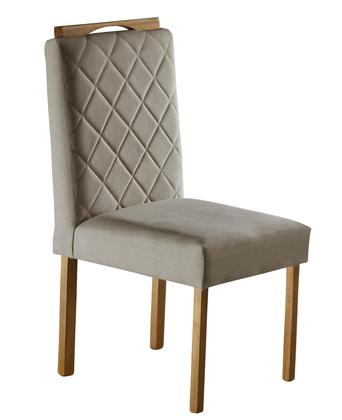 Imagem de Conjunto Sala de Jantar 6 Lugares Espanha Mesa e Cadeiras Madeira Maciça Tampo Com Vidro