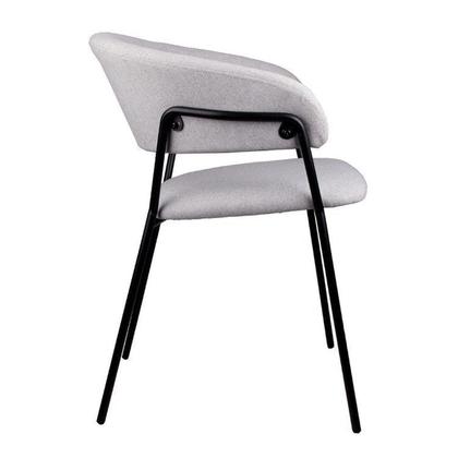 Imagem de Conjunto Sala de Jantar 6 Lugares Retangular com Tampo Mdf Cadeiras Estofadas Luar Espresso Móveis