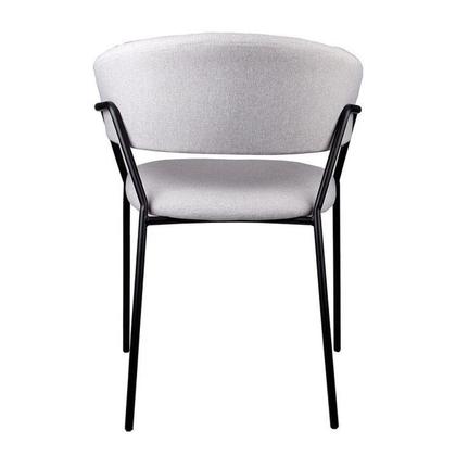 Imagem de Conjunto Sala de Jantar 6 Lugares Retangular com Tampo Mdf Cadeiras Estofadas Luar Espresso Móveis