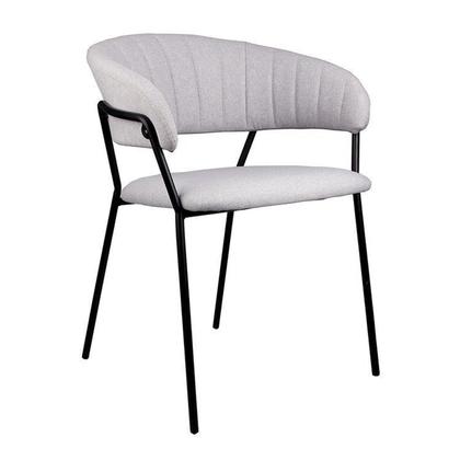 Imagem de Conjunto Sala de Jantar 6 Lugares Retangular com Tampo Mdf Cadeiras Estofadas Luar Espresso Móveis