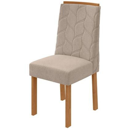 Imagem de Conjunto Sala de Jantar 6 Lugares Retangular Tampo Vidro/MDF Mesa Apogeu com Cadeiras Astrid