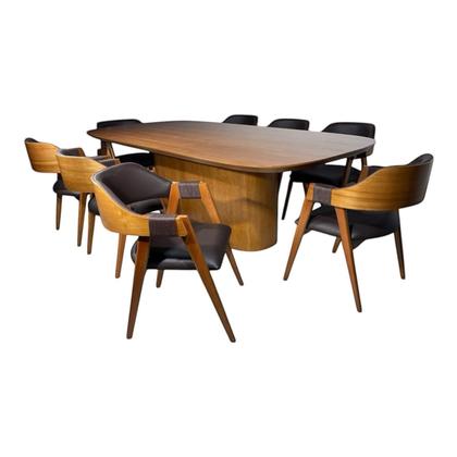 Imagem de Conjunto Sala de Jantar 79cm X 2,60cm 8 Cadeiras