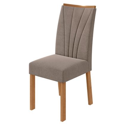 Imagem de Conjunto Sala de Jantar 8 Lugares Quadrada Tampo Vidro/MDF Mesa Nevada com Cadeiras Apogeu