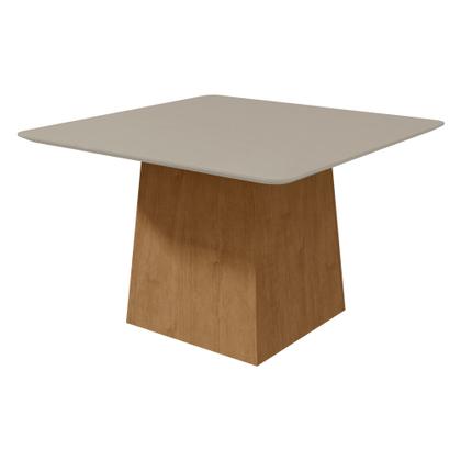 Imagem de Conjunto Sala de Jantar 8 Lugares Quadrada Tampo Vidro/MDF Mesa Nevada e Cadeiras Vênus