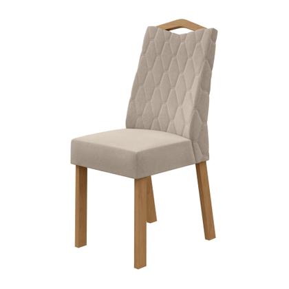 Imagem de Conjunto Sala de Jantar 8 Lugares Quadrada Tampo Vidro/MDF Mesa Nevada e Cadeiras Vênus