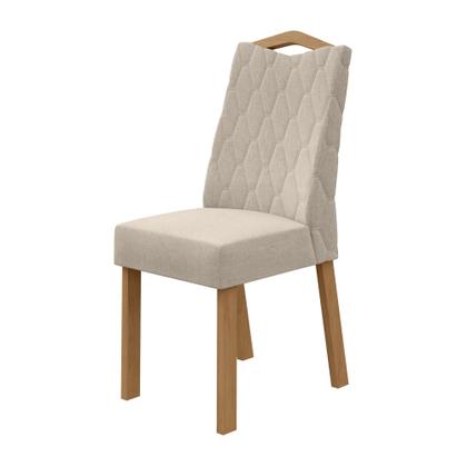 Imagem de Conjunto Sala de Jantar 8 Lugares Quadrada Tampo Vidro/MDF Mesa Nevada e Cadeiras Vênus