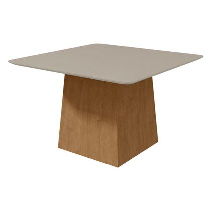 Imagem de Conjunto Sala de Jantar 8 Lugares Quadrada Tampo Vidro/MDF Mesa Nevada e Cadeiras Vênus