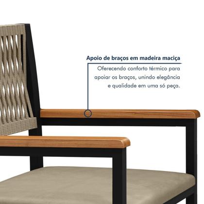 Imagem de Conjunto Sala de Jantar 8 Lugares Retangular Tampo de Vidro Mesa Itália com Cadeiras Barcelona