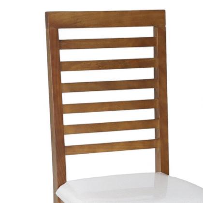 Imagem de Conjunto Sala de Jantar Atena Mesa Extensível 178x78cm Tampo Vidro 6 Cadeiras Assento Estofado