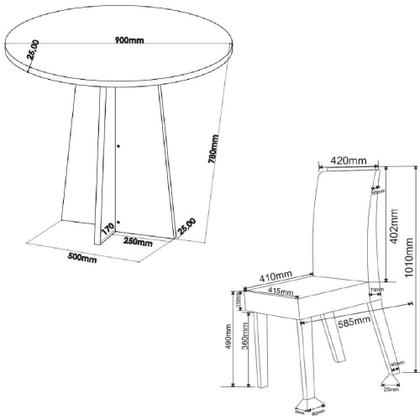 Imagem de Conjunto Sala De Jantar Canto Alemão Com Baú Liebe Com Mesa Fin E 2 Cadeiras Bele Veludo Viero Madeirado