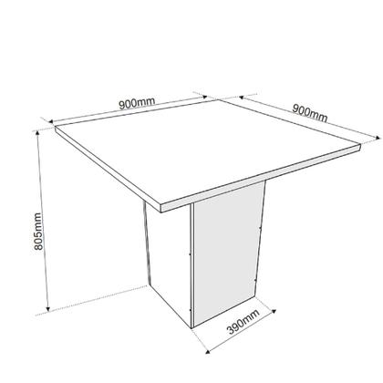 Imagem de Conjunto Sala de Jantar Canto Alemão Com Baú Liebe com Mesa Lord Veludo Viero