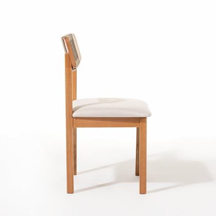 Imagem de Conjunto Sala de Jantar com 1 Mesa Tampo Laminado 160cm e 6 Cadeiras Encosto Corda Florença