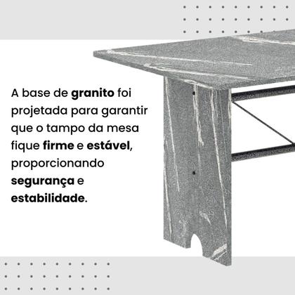 Imagem de Conjunto Sala de Jantar com 4 Cadeiras Lara