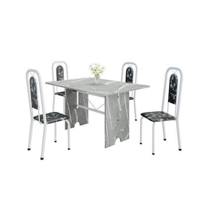 Imagem de Conjunto Sala de Jantar com 4 Cadeiras Lara