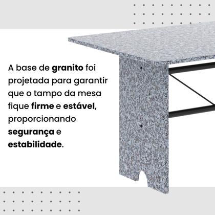 Imagem de Conjunto Sala de Jantar com 4 Cadeiras Lara