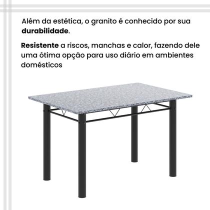 Imagem de Conjunto Sala de Jantar com 4 Cadeiras Lívia