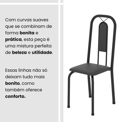 Imagem de Conjunto Sala de Jantar com 4 Cadeiras Lívia