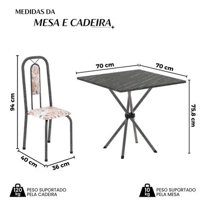 Imagem de Conjunto Sala de Jantar com 4 Cadeiras Lívia