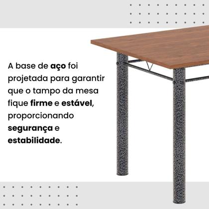 Imagem de Conjunto Sala de Jantar com 4 Cadeiras Lívia