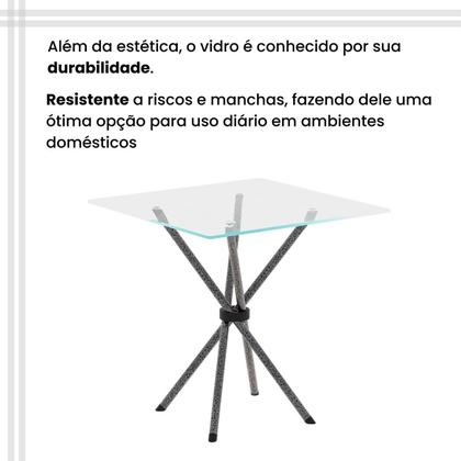 Imagem de Conjunto Sala de Jantar com 4 Cadeiras Lívia