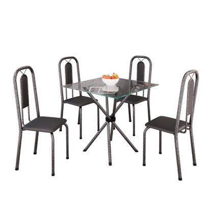 Imagem de Conjunto Sala de Jantar com 4 Cadeiras Lívia