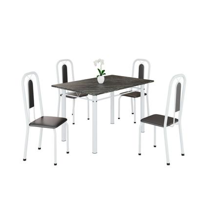 Imagem de Conjunto Sala de Jantar com 4 Cadeiras Lívia