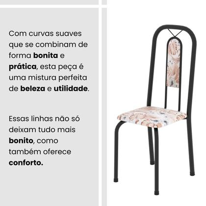 Imagem de Conjunto Sala de Jantar com 4 Cadeiras Lívia