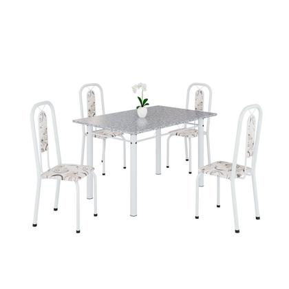 Imagem de Conjunto Sala de Jantar com 4 Cadeiras Lívia