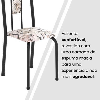 Imagem de Conjunto Sala de Jantar com 4 Cadeiras Lívia